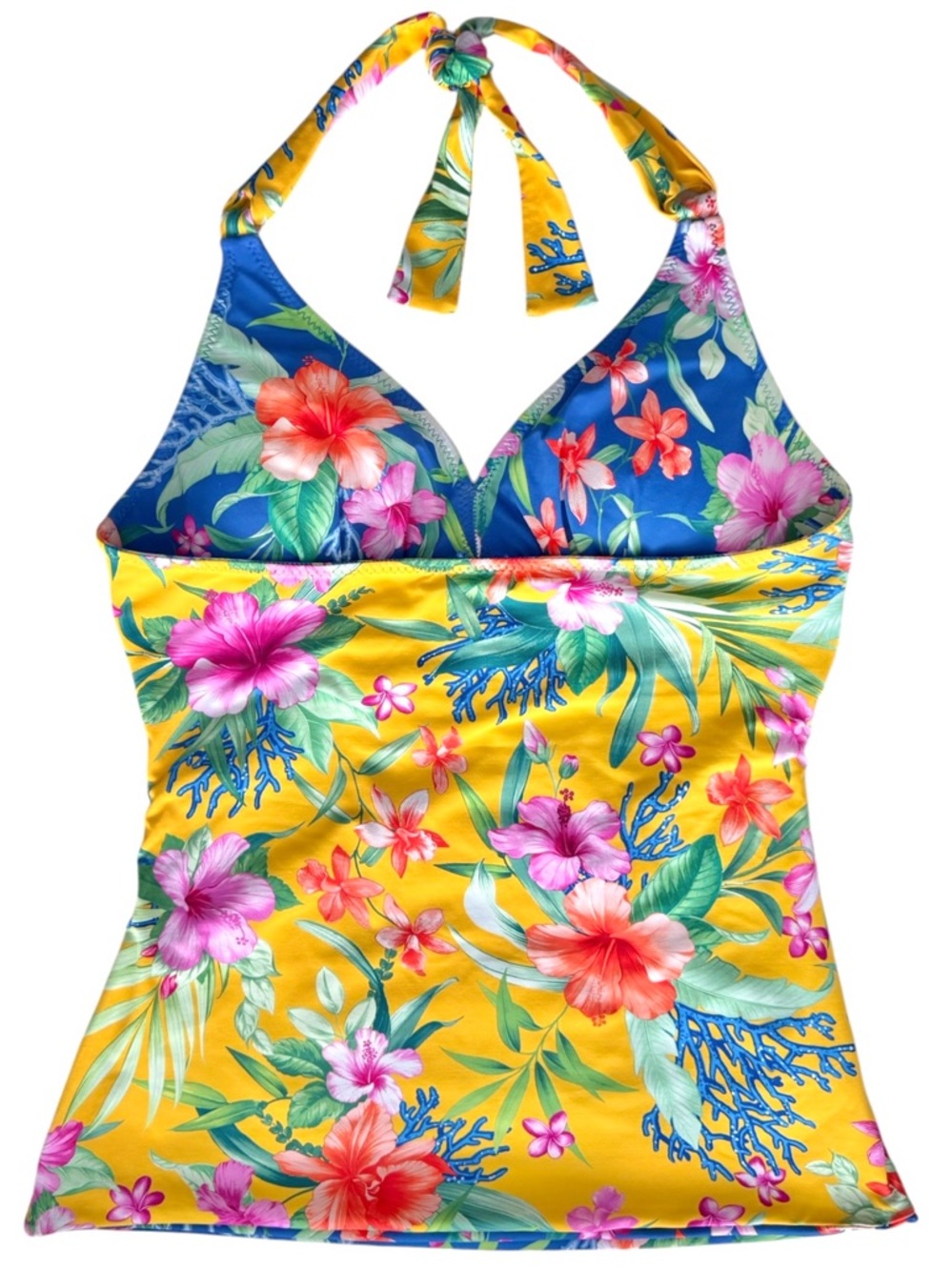 Tommy Bahama Isola Vita Reversible Halter Tankini Top - Picture 11 of 15